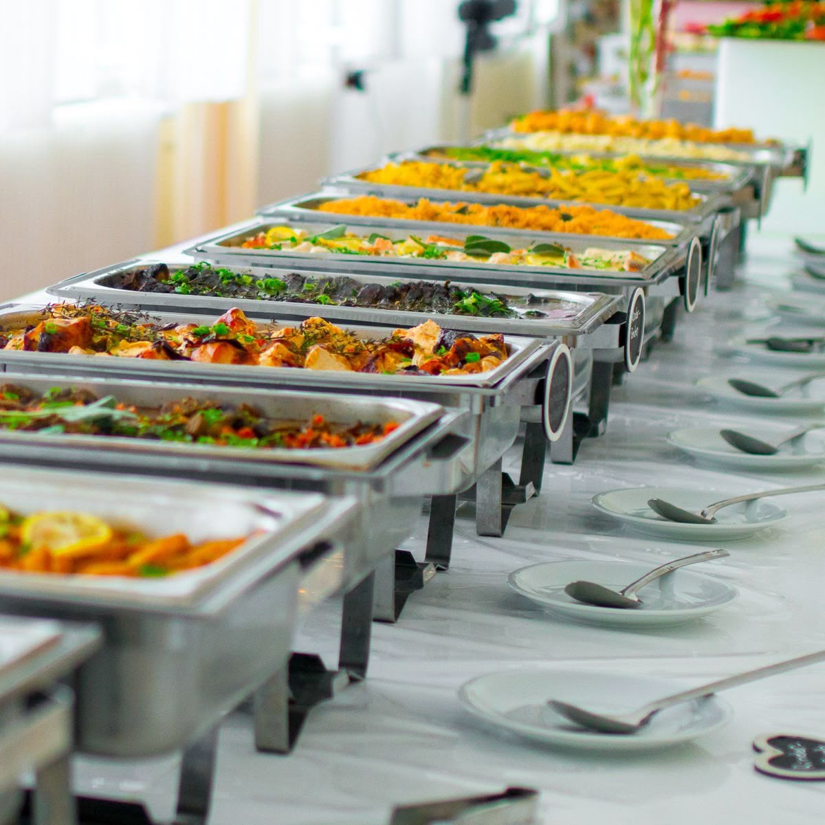 Buffet catering service
